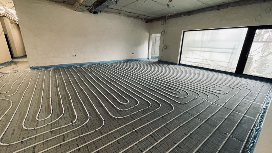 Fu&szlig;bodenheizung